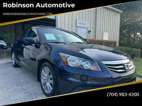 2012 Honda Accord for sale at Robinson Automotive in Albemarle NC