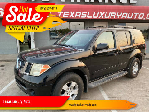 2007 Nissan Pathfinder for sale at Texas Luxury Auto in Cedar Hill TX