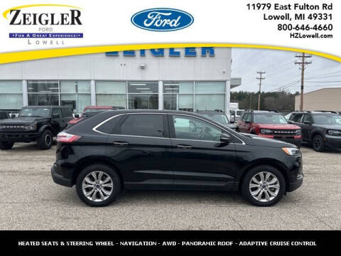 2022 Ford Edge for sale at Harold Zeigler Ford in Plainwell MI