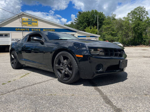 2011 Chevrolet Camaro for sale at taz automotive inc DBA: Granite State Motor Sales in Pittsfield NH