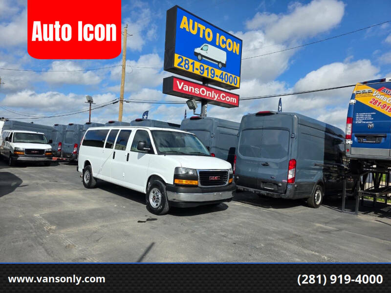 2018 GMC Savana for sale at Auto Icon in Houston TX