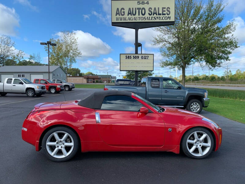 2005 Nissan 350Z for sale at AG Auto Sales in Ontario NY