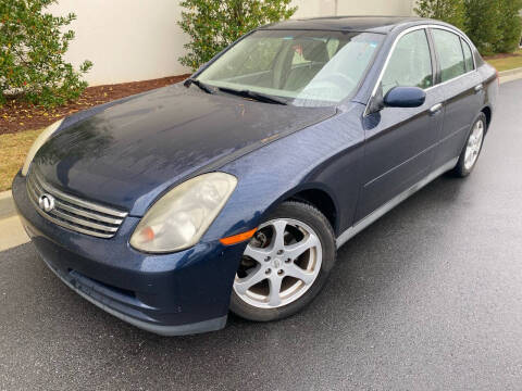 2003 Infiniti G35 for sale at FALCONS AUTOMOTIVE LLC in Buford GA