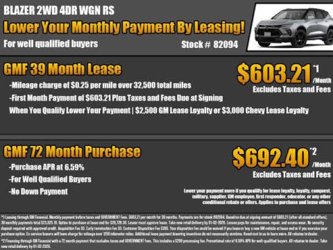 2025 Chevrolet Blazer RS