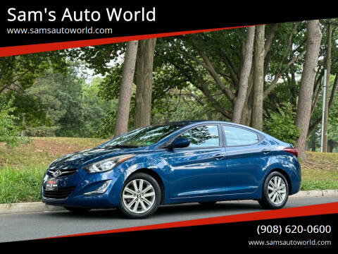 2014 Hyundai Elantra for sale at Sam's Auto World in Roselle NJ