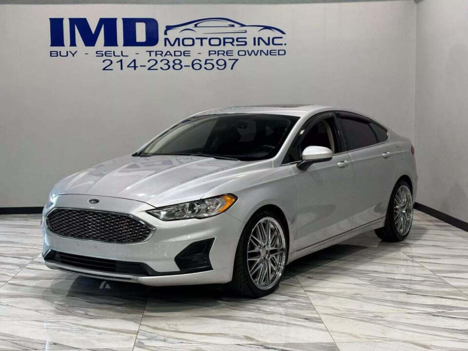 2019 Ford Fusion for sale at IMD MOTORS, INC in Dallas, TX