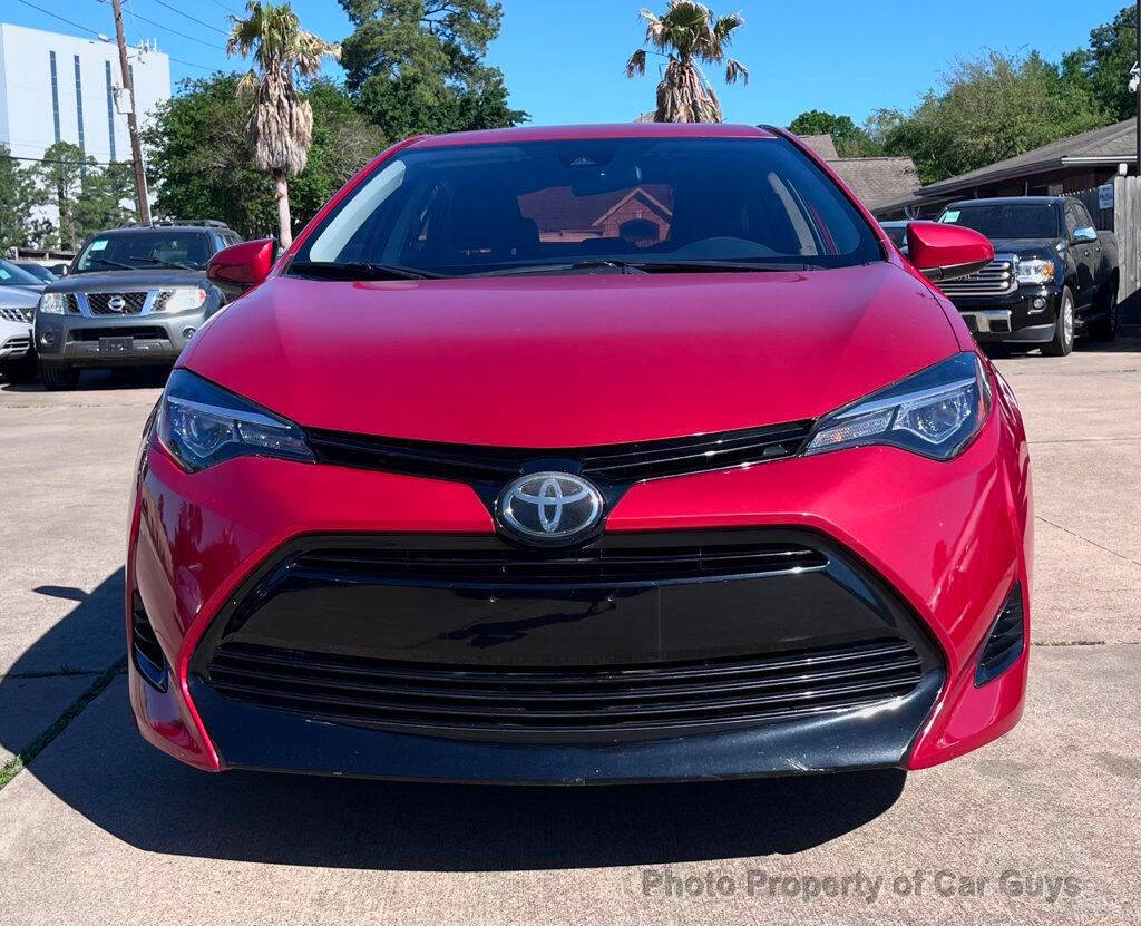 Red 2018 Toyota Corolla LE LE 4dr Sedan 2