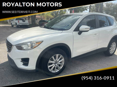 2016 Mazda CX-5 for sale at ROYALTON MOTORS in Plantation FL