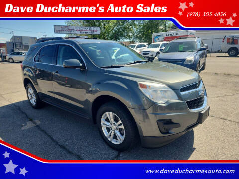 2013 Chevrolet Equinox for sale at Dave Ducharme's Auto Sales in Lowell MA