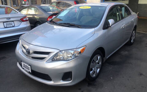 2012 Toyota Corolla for sale at DEALS ON WHEELS in Newark NJ