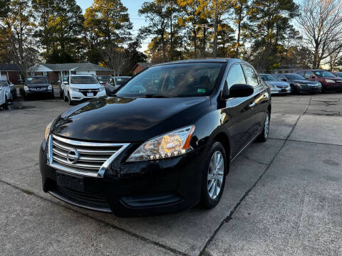 2015 Nissan Sentra for sale at Newtown Motors in Virginia Beach VA