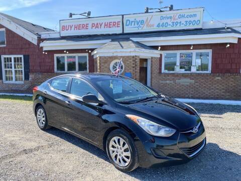 2012 Hyundai Elantra for sale at DRIVE NOW in Madison OH