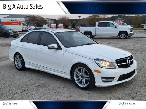 2013 Mercedes-Benz C-Class for sale at Big A Auto Sales Lot 2 in Florence SC