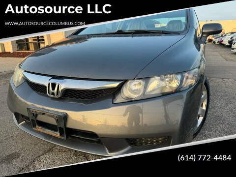 2009 Honda Civic for sale at Autosource LLC in Columbus OH