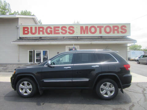 2012 Jeep Grand Cherokee for sale at Burgess Motors Inc in Michigan City IN
