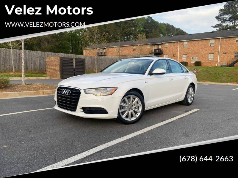 2014 Audi A6 for sale at Velez Motors in Peachtree Corners GA