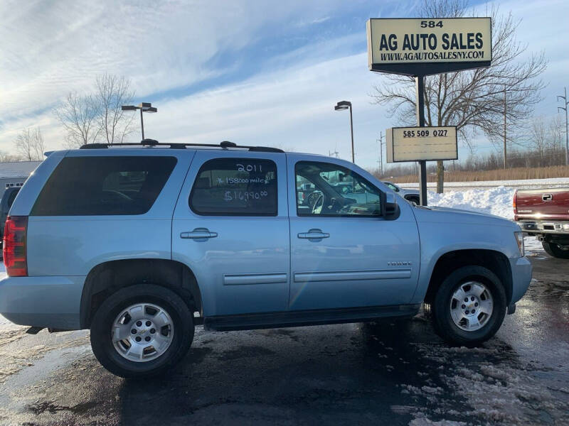 2011 Chevrolet Tahoe for sale at AG Auto Sales in Ontario NY