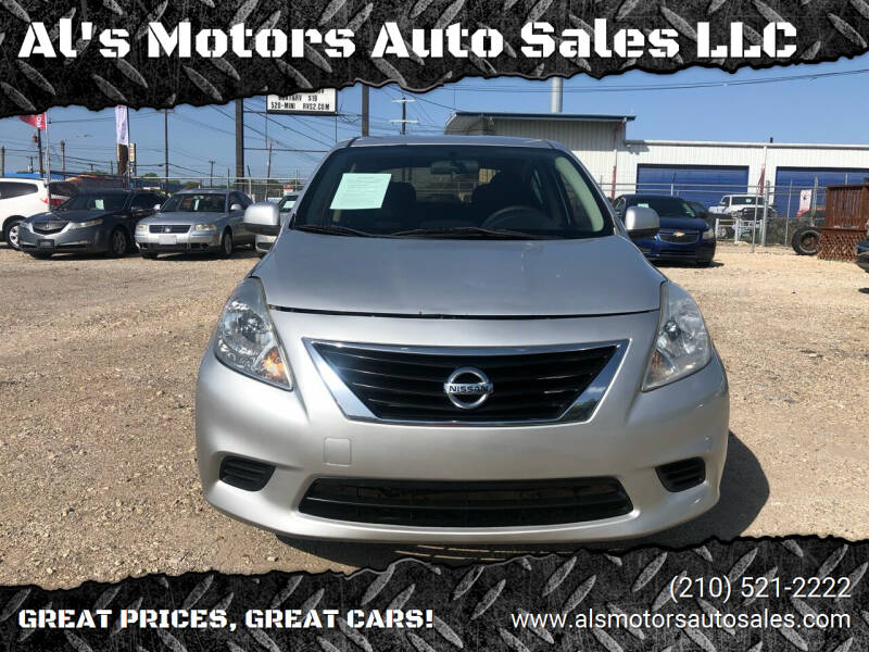 2012 Nissan Versa for sale at Al's Motors Auto Sales LLC in San Antonio TX
