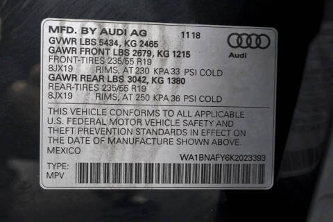 2019 Audi Q5 quattro Premium Plus 45 TFSI