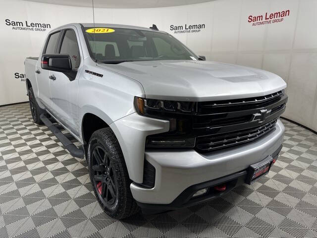 Used 2021 Chevrolet Silverado 1500 RST with VIN 1GCUYEED1MZ453340 for sale in Bloomington, IL