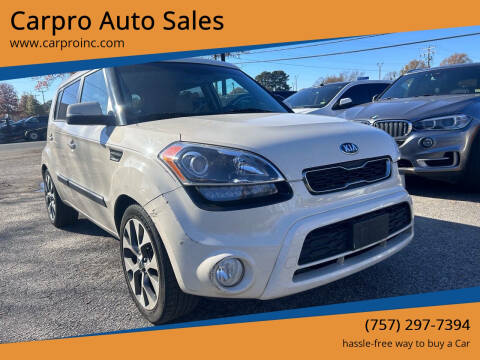 2013 Kia Soul for sale at Carpro Auto Sales in Chesapeake VA