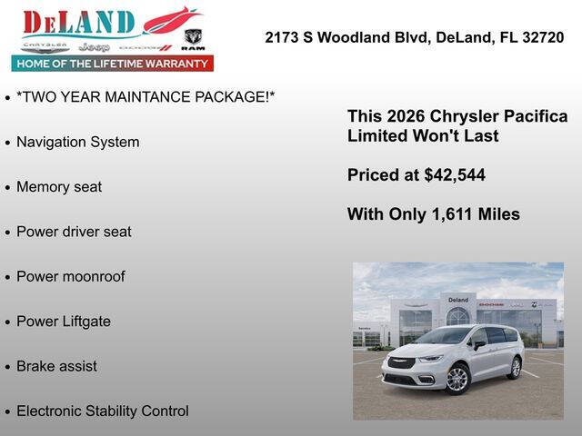 2026 Chrysler Pacifica Limited