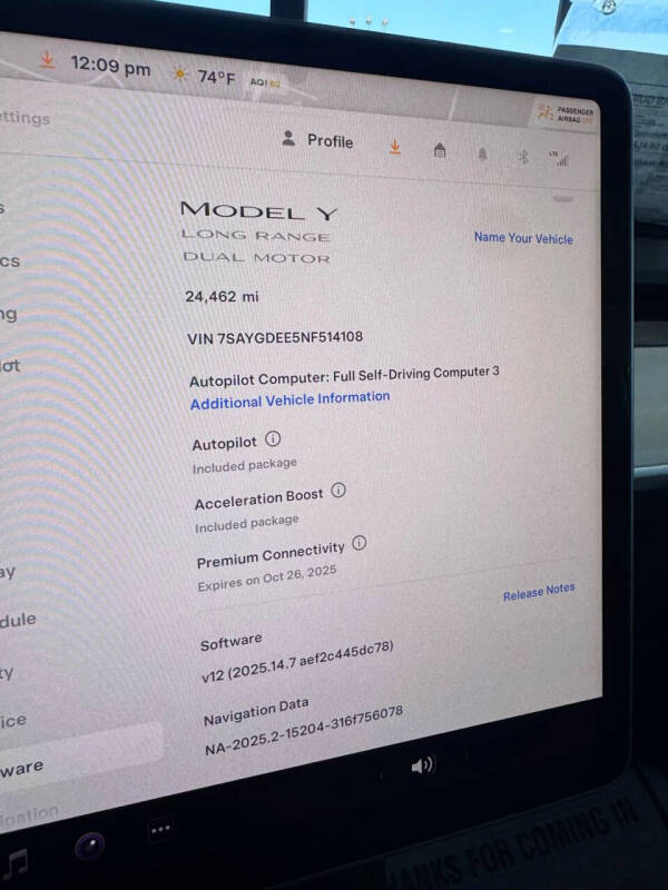 2022 Tesla Model Y Long Range