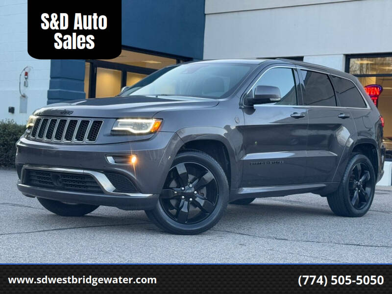 2016 Jeep Grand Cherokee for sale at S&D Auto Sales in West Bridgewater MA