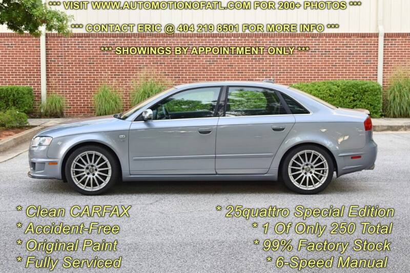 2006 Audi S4 for sale at Automotion Of Atlanta in Conyers GA