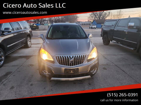 2014 Buick Encore for sale at Cicero Auto Sales LLC in Des Moines IA