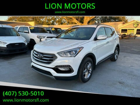 2018 Hyundai Santa Fe Sport for sale at LION MOTORS in Orlando FL