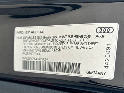 2025 Audi A5 Sportback quattro S line Premium 45 TFSI