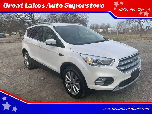 2017 Ford Escape for sale at Great Lakes Auto Superstore in Waterford Township MI