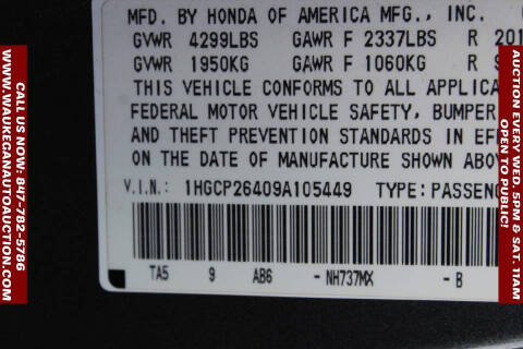 2009 Honda Accord LX-P