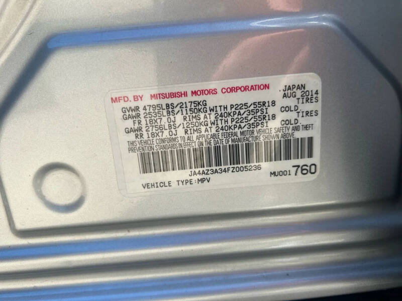2015 Mitsubishi Outlander SE