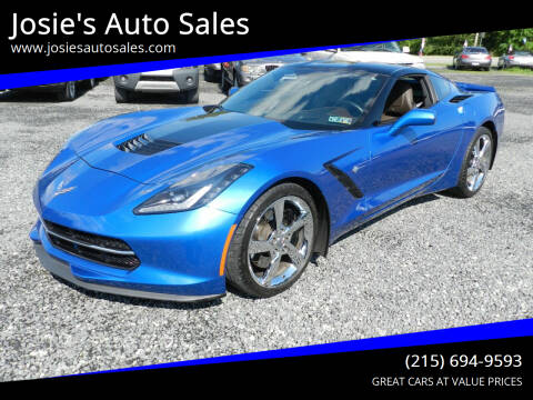2014 Chevrolet Corvette for sale at Josie's Auto Sales in Gilbertsville PA