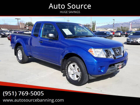 2012 Nissan Frontier for sale at Auto Source in Banning CA