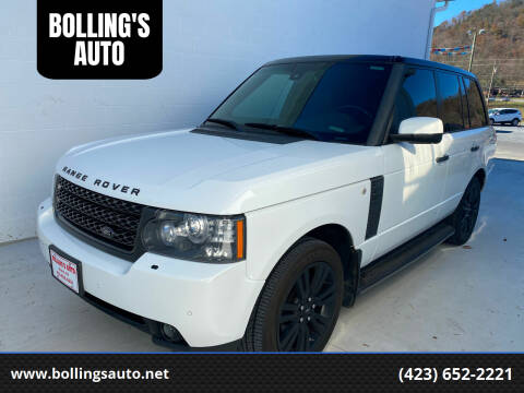 2011 Land Rover Range Rover for sale at BOLLING'S AUTO in Bristol TN