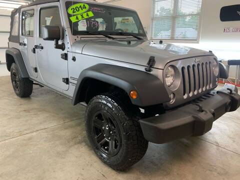 2014 Jeep Wrangler Unlimited for sale at G & G Auto Sales in Steubenville OH