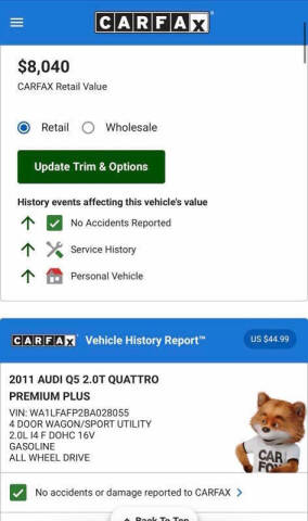 2011 Audi Q5 2.0T quattro Premium Plus