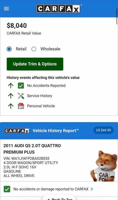 2011 Audi Q5 2.0T quattro Premium Plus