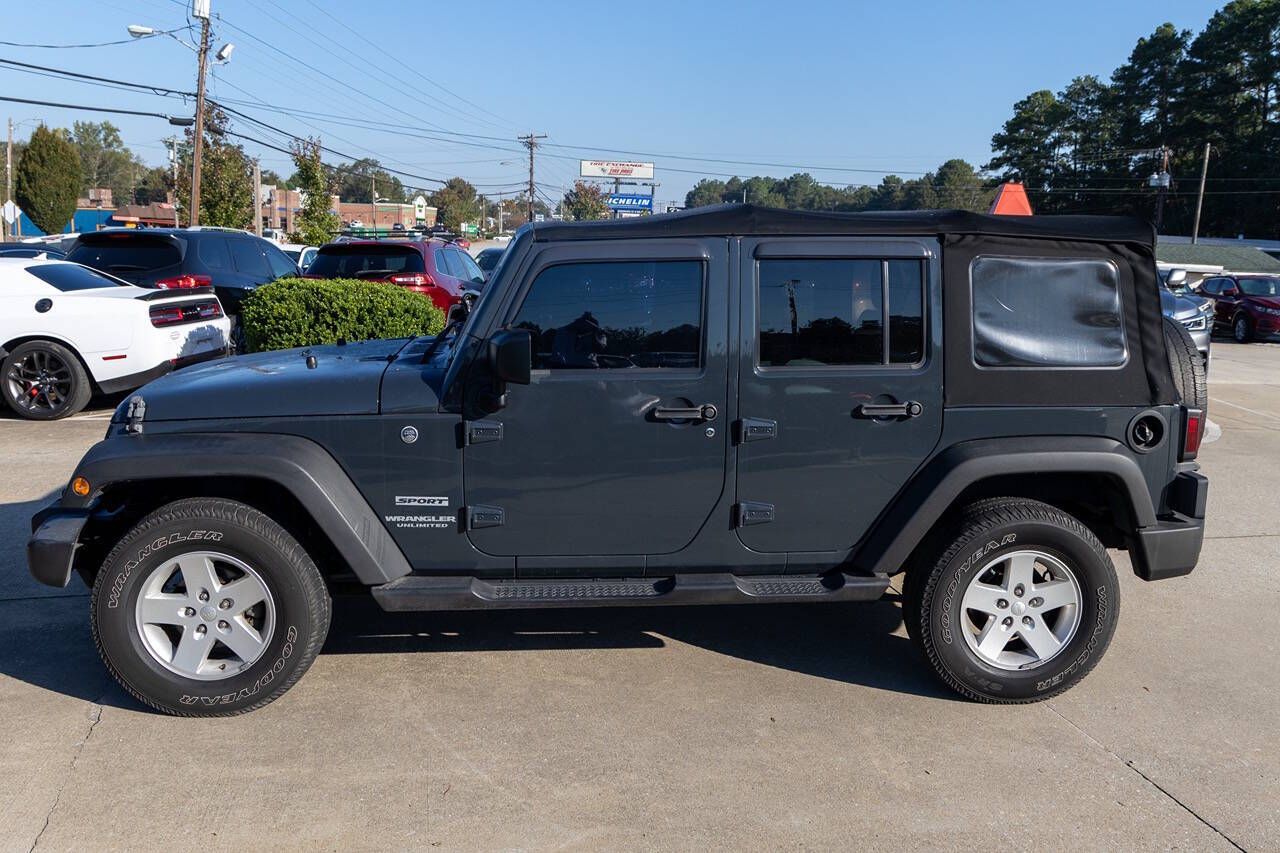 2017 Jeep Wrangler Unlimited for sale at A & K Auto Sales and Leasing in Mauldin, SC