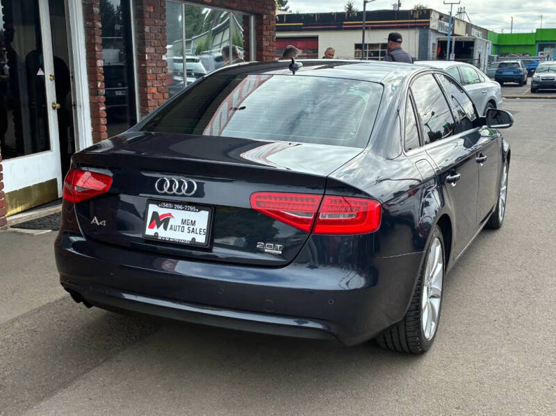 2013 Audi A4 2.0T quattro Premium Plus