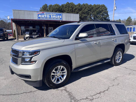 2015 Chevrolet Tahoe for sale at Greenbrier Auto Sales in Greenbrier AR