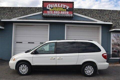 2006 Chrysler Town and Country for sale at Quality Pre-Owned Automotive in Cuba MO