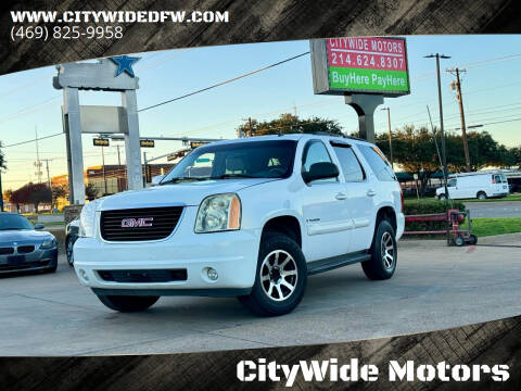 2007 GMC Yukon for sale at CityWide Motors in Garland TX