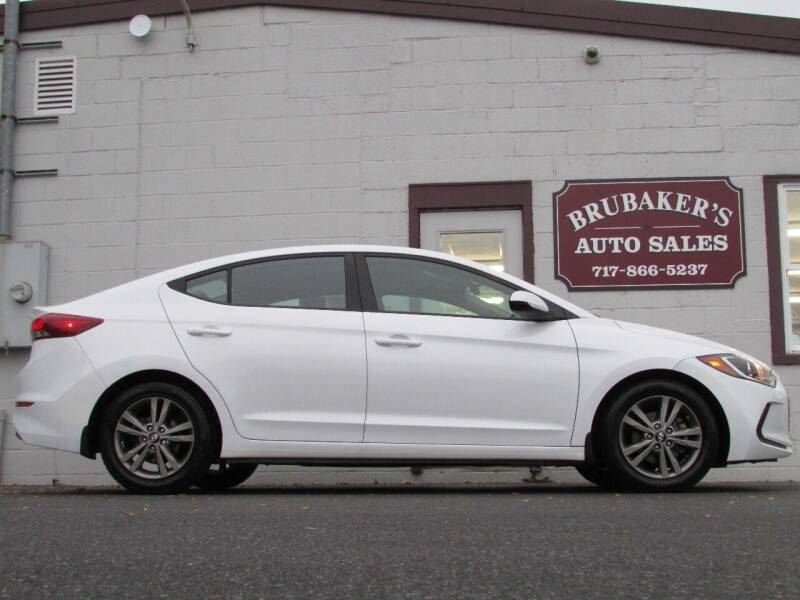 2018 Hyundai Elantra for sale at Brubakers Auto Sales in Myerstown PA