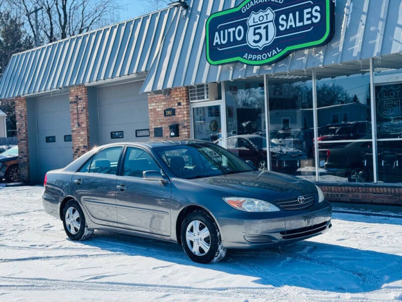 2002 Toyota Camry for sale at LOT 51 AUTO SALES in Madison WI