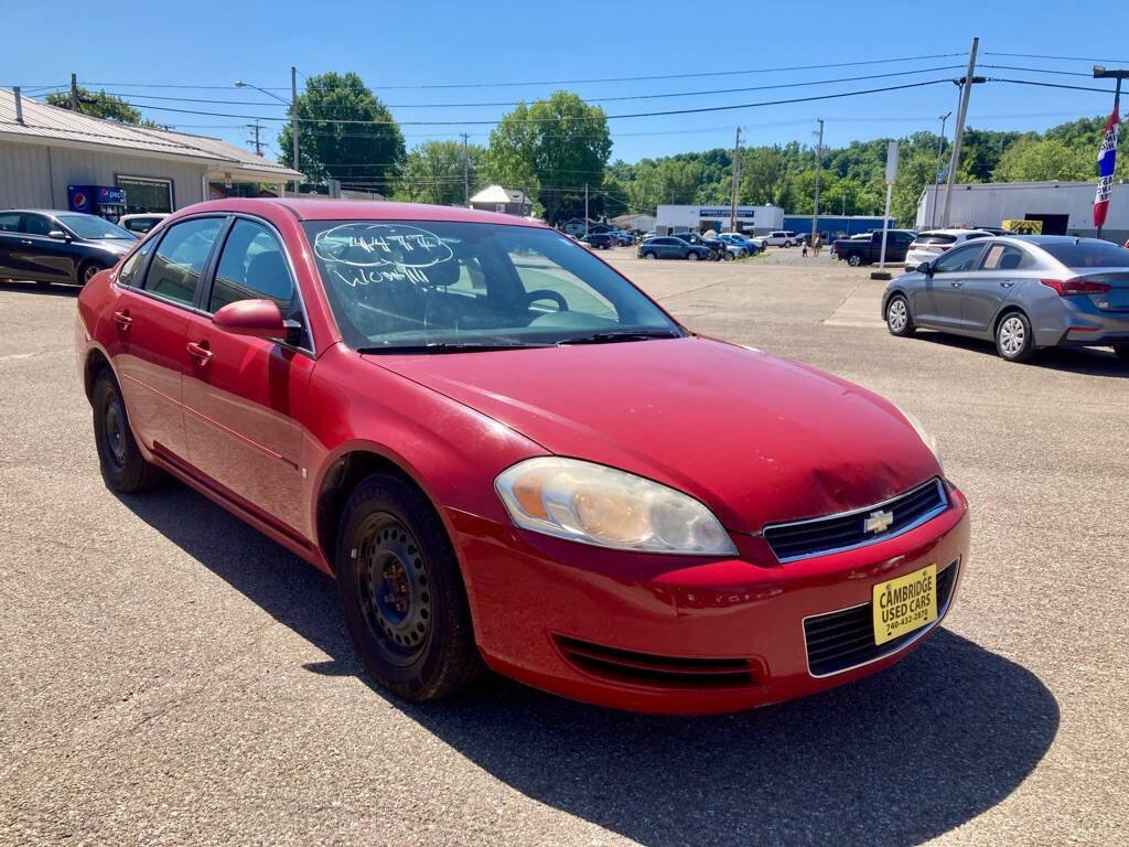 2008 Chevrolet Impala for sale at Cambridge Used Cars in Cambridge, OH