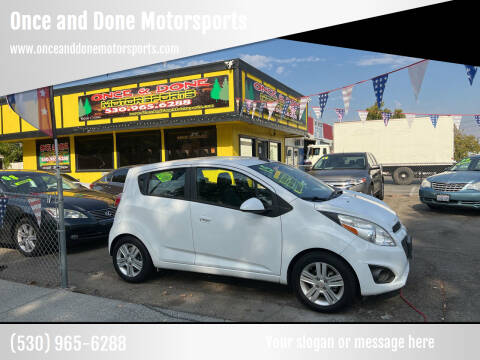 2015 Chevrolet Spark for sale at Once and Done Motorsports in Chico CA